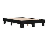 vidaXL Cadre de lit sans Matelas Noir 120x190 cm