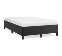 Vidaxl Cadre De Lit Sans Matelas Noir 120x190 Cm Similicuir Noir