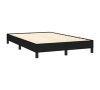 vidaXL Cadre de lit sans matelas 120x190 cm Tissu Noir