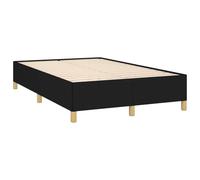 vidaXL Cadre de lit sans Matelas Noir 120x190 cm Tissu