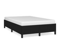 Vidaxl Cadre De Lit Sans Matelas Noir 120x190 Cm Tissu Noir