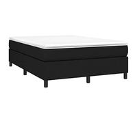 vidaXL Cadre de lit sans Matelas Noir 140x190 cm Tissu