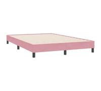 vidaXL Cadre de lit sans Matelas Rose 140x220 cm Velours