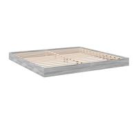 vidaXL Cadre de lit Sonoma 180x200 cm en bois d'ingénierie Gris