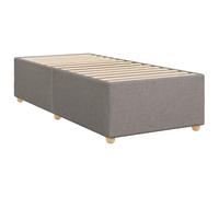 vidaXL Cadre de lit sans Matelas Taupe 100x200 cm Tissu