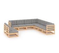 Vidaxl Cadre De Lit Sans Matelas Taupe 140x190 Cm Tissu Gris