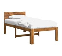 vidaXL Cadre de lit Simple avec tête de lit Rostock Naturel
