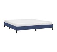 Bedframe zonder matras stof blauw 160x200 cm346734