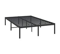 Bedframe metaal zwart 120x200 cm350844