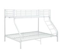 vidaXL Cadre de lit superposé Blanc Métal 140x200 cm/90x200 cm 287903