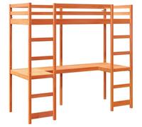 vidaXL Cadre de lit superposé sans Matelas 80x200cm Bois de pin Massif