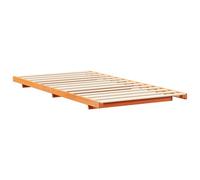 vidaXL Cadre de lit surélevé Marron cire 80 x 210 cm