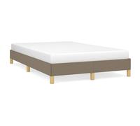 Vidaxl Cadre De Lit Taupe 120x200 Cm Tissu Gris
