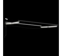 Vidaxl Cadre De Store Rétractable Électrique Anthracite 2,5 X 2 M