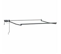 vidaXL Cadre de store rétractable électrique Anthracite 3,5 x 2,5 m, Cadre d'auvent moderne rectangulaire ajustable,42024205