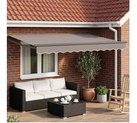vidaXL Cadre de store rétractable électrique Anthracite 3 x 2 m 42024201