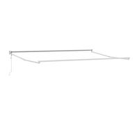 Vidaxl Cadre De Store Rétractable Électrique Blanc 4 X 2 M Aluminium