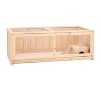 Vidaxl Cage À Hamster 104x52x38 Cm Bois Massif De Sapin