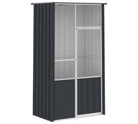 vidaXL Cage à oiseaux 115x78x200 cm — Acier galvanisé, robuste et sécurisée