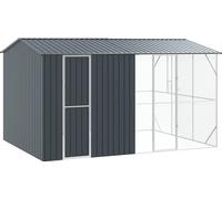 vidaXL Cage à oiseaux anthracite 430 x 310 x 247 cm Acier galvanisé