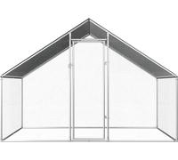 Vidaxl Poulailler D'extérieur 2,75 X 2 X 1,92 M Acier Galvanisé