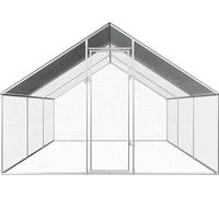 Poulailler d extérieur 2,75 x 6 x 1,92 m Acier galvanisé