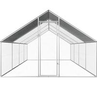 Kippenhok 2,75x8x1,92 m gegalvaniseerd staal 170791