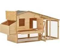 vidaXL Cage à poules en pin massif 178x67x92 cm