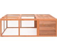 vidaXL Cage de jardin pour animaux 150x100x50 cm Sapin massif