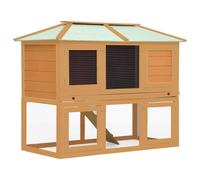 Vidaxl Cage Double Pour Animaux Bois