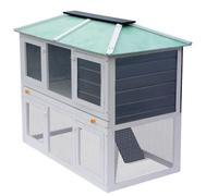 vidaXL Cage double pour animaux Bois
