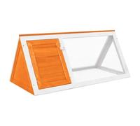 vidaXL Cage pour animaux en bois – Clapier pour lapins et poulailler marron