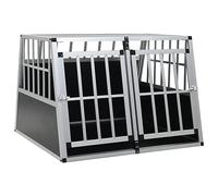 vidaXL Cage pour Chien à Double Porte 94 x 88 x 69 cm
