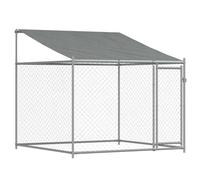 vidaXL Cage pour Chien avec Toit et Porte, Chenil d'Extérieur pour Chiots, Enclos pour Animaux de Compagnie 172559