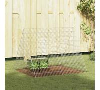 Vidaxl Cage Pour Lapins Argent 215 X 100 X 85 Cm Acier Galvanisé