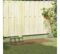 Vidaxl Cage Pour Lapins Argent 215 X 100 X 85 Cm Acier Galvanisé