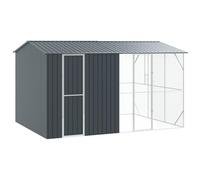 Volière Vidaxl Avec Extension Anthracite 310x442x247 Cm Acier