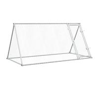 vidaXL Cage pour poules 172557 - acier galvanisé argenté - 200x105x91 cm