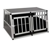 vidaXL Cage pour Chien à Double Porte Boîte de Transport Cage Caisse Animaux