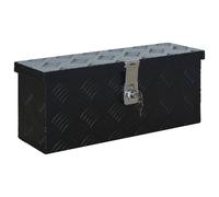 vidaXL Caisse en aluminium 485 x 140 x 200 mm noir