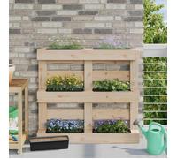 vidaXL Caisses à fleurs pour palettes Euro 12 pcs Noir 42037205