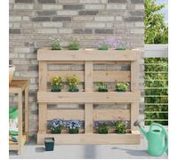 vidaXL Caisses à fleurs pour palettes Euro 24 pc Vert Polypropylène 42037222