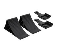 vidaXL Cales de roue 2 pcs. 25x10x11,5 cm plastique