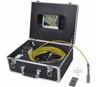 vidaXL Caméra de contrôle de tube 30 m avec contrôle DVR