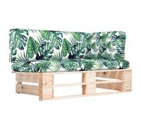 Vidaxl Canap¿¿ D'angle Palette De Jardin Bois De Pin Impr¿¿Gn¿¿