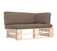 Vidaxl Canap¿¿ D'angle Palette De Jardin Bois De Pin Impr¿¿Gn¿¿