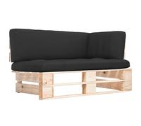 Vidaxl Canap¿¿ D'angle Palette De Jardin Bois De Pin Impr¿¿Gn¿¿