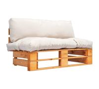 Vidaxl Canap¿¿ De Jardin Palette Avec Coussins Sable Pin¿¿De