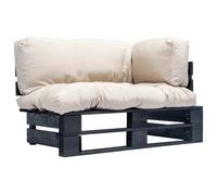 Vidaxl Canap¿¿ De Jardin Palette Avec Coussins Sable Pin¿¿De