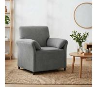 vidaXL Canapé 1 place Gris foncé 88 x 83 x 95 cm Velours